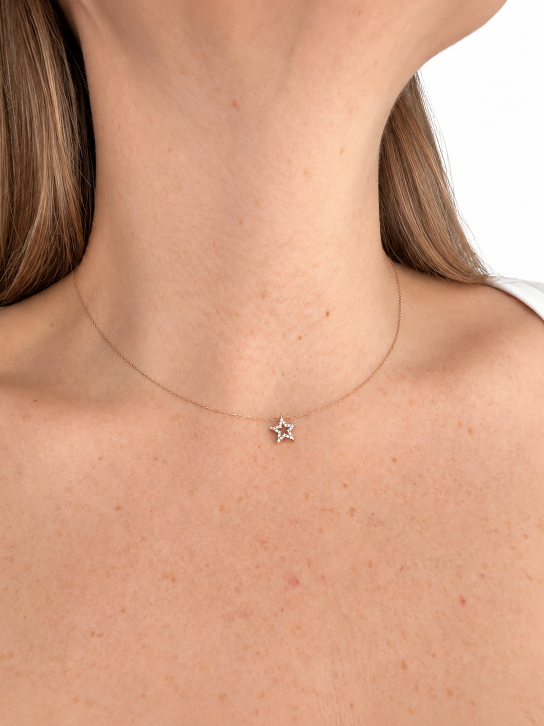 Gargantilla de Diamantes de estrella